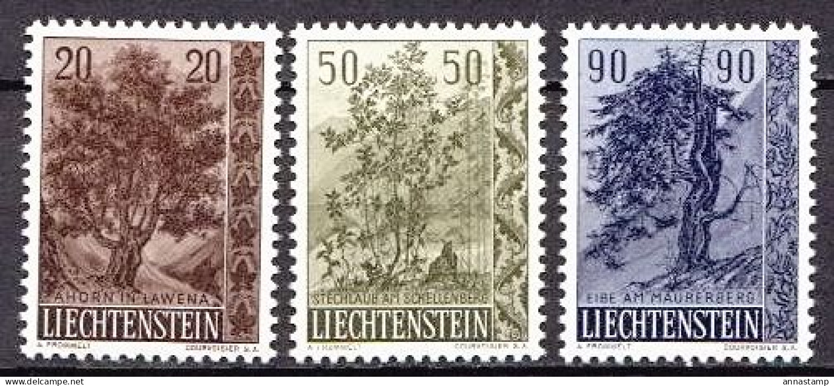 Liechtenstein MNH Set - Arbres