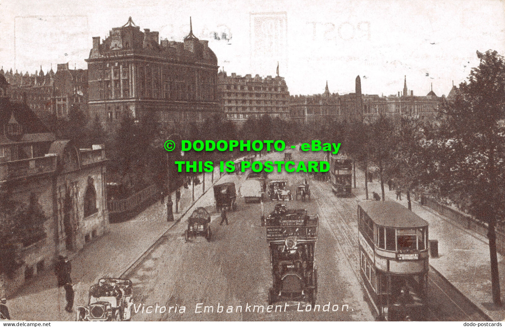 R470271 London. Victoria Embankment. P. P. C. Reb Series No. 4643. 1924 - Autres & Non Classés