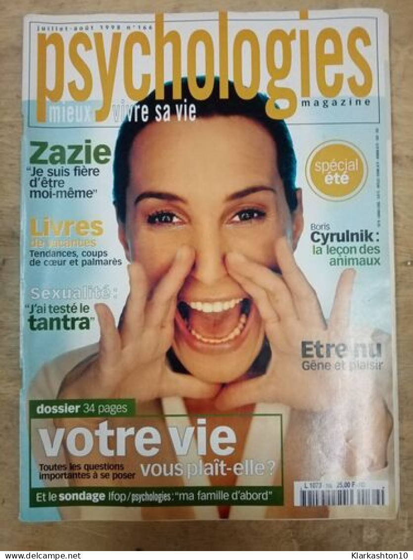 Psychologies Magazine N.166 - Julliet - Août 1998 - Non Classés