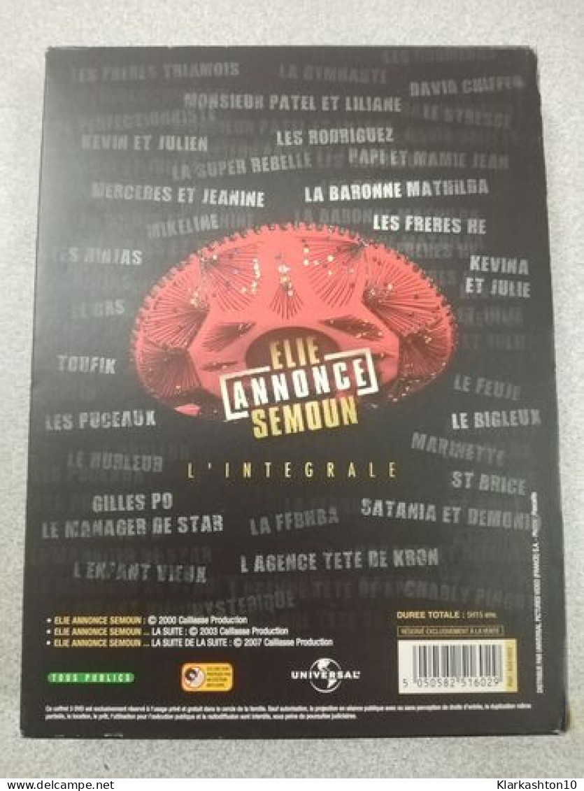 Dvd - Annonce - Elie Semoun - Altri & Non Classificati