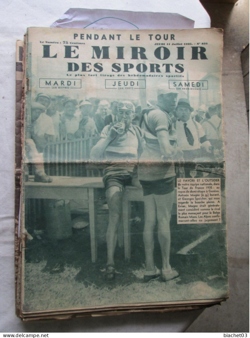 LE MIROIR DES SPORTS  N°834  1935 - Sport