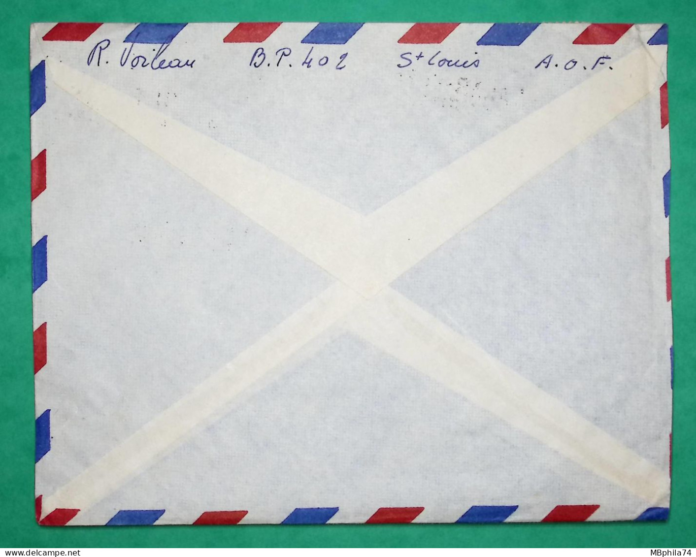 LETTRE PAR AVION DAKAR SENEGAL TIMBRES NIGER AOF BLOC DE 4 COIN DATE POUR ANGERS MAINE ET LOIRE 1956 COVER FRANCE - Lettres & Documents