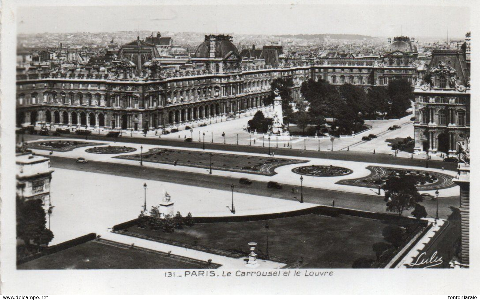 PARIS -CINQ  VUES DIVERSES DU LOUVRE - Louvre