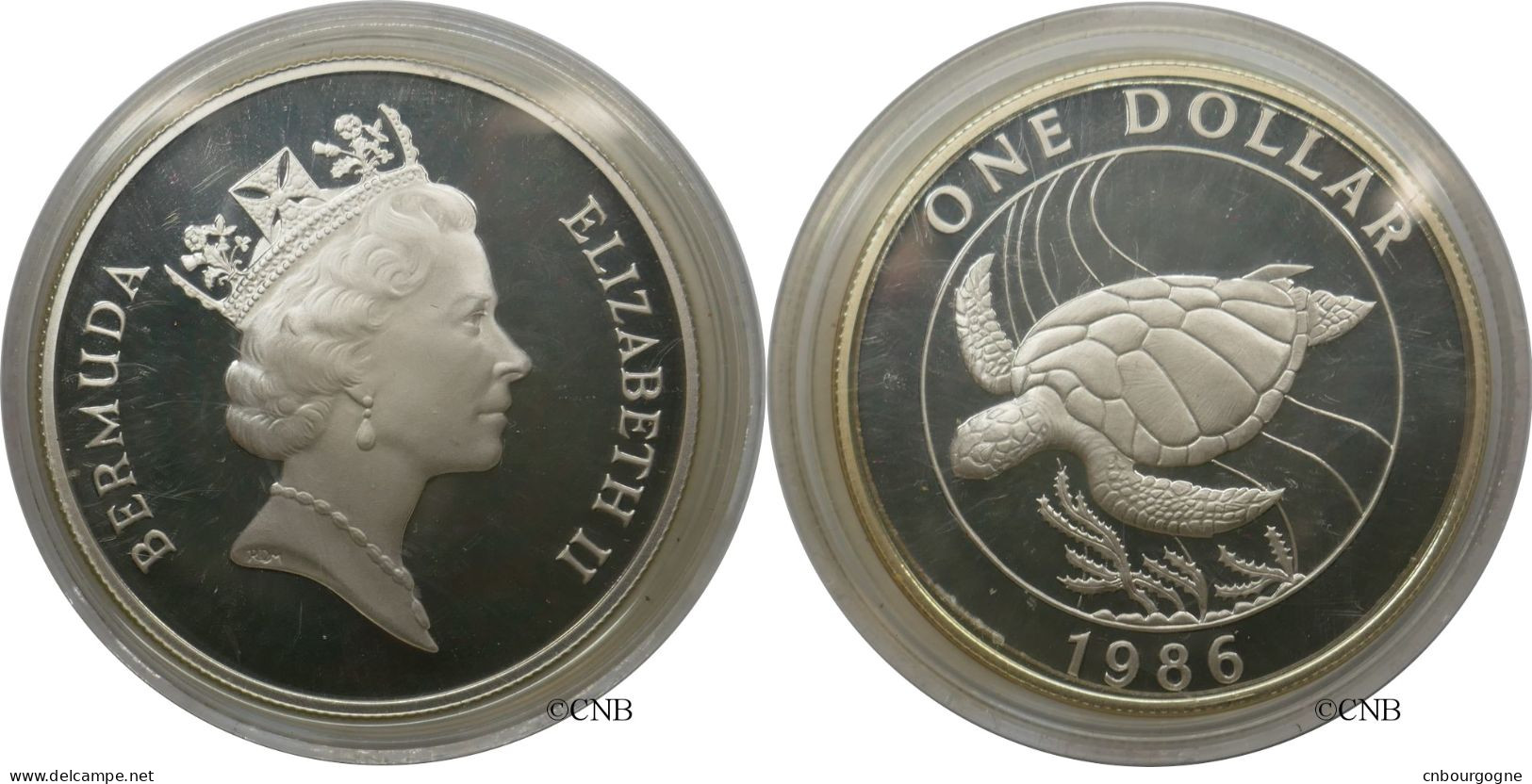 Bermudes - Elizabeth II - 1 Dollar 1986 - Proof - Mon5974 - Bermudas