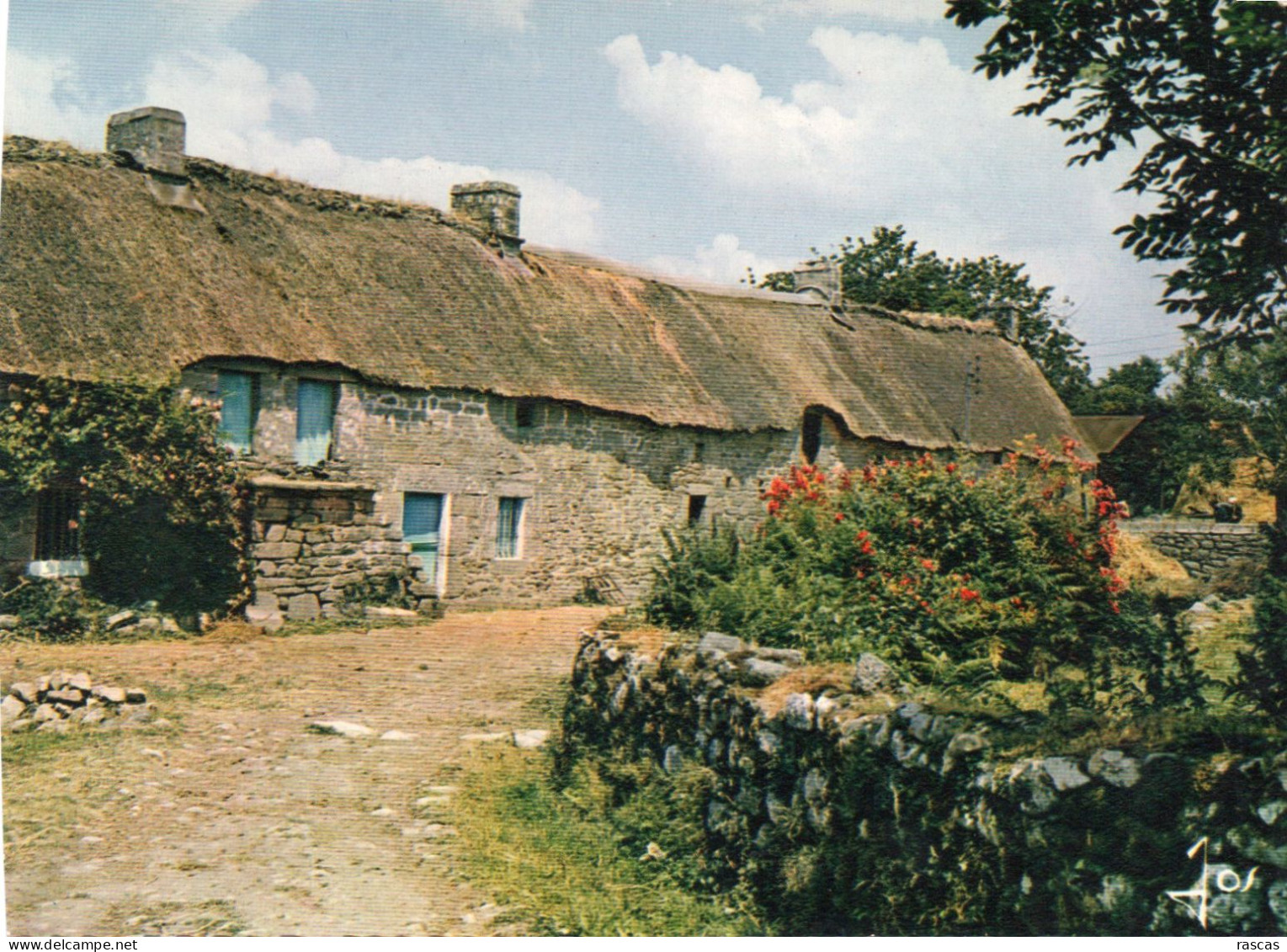 CPM - P - BRETAGNE - CHAUMIERE DANS LA CAMPAGNE BRETONNE - Bretagne