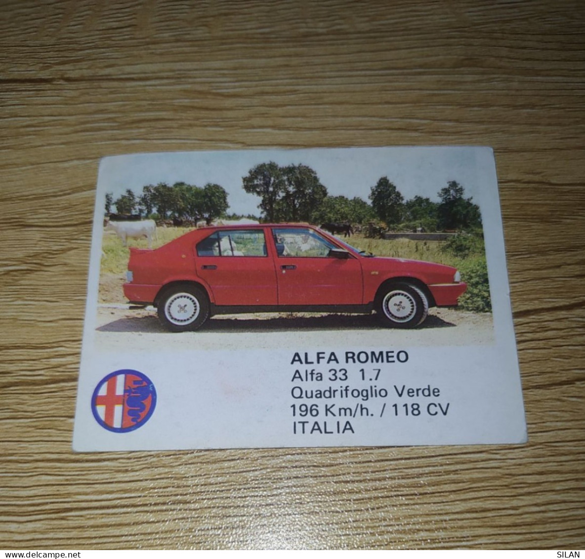 Cromo Año 1988 Auto 2000 Alfa Romeo - Voitures