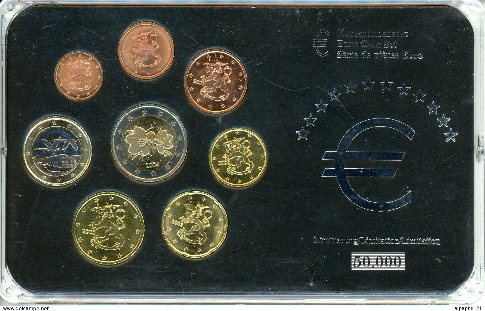 Finland Euro Coin Set, Limitation "50000" - Finnland