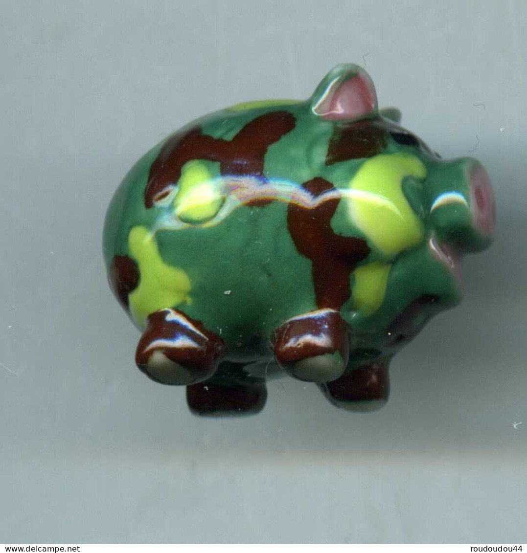 FEVES - FEVE - COCHON SERIE PIG PARTY - VERT CAMOUFLAGE - Animals