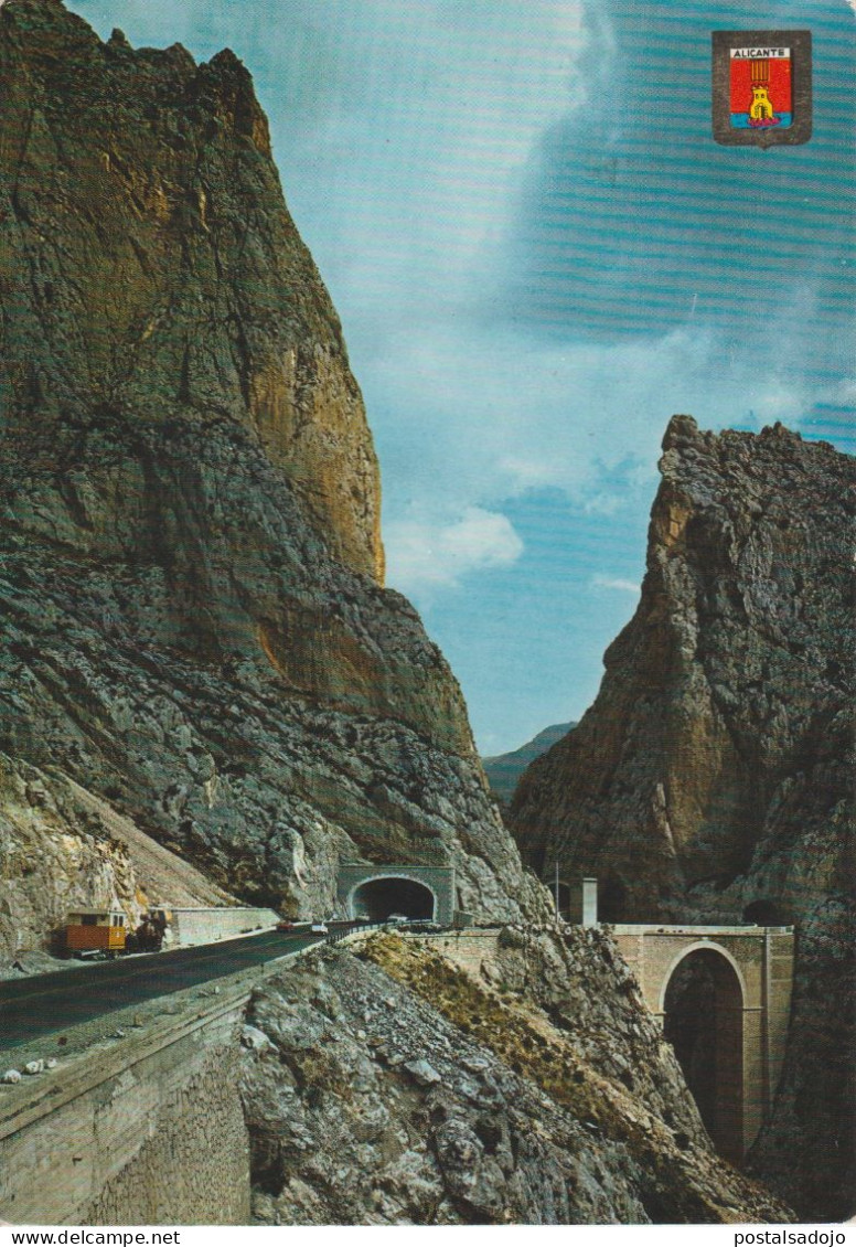 (AA42)  ALICANTE. TUNEL DE MASCARAT - Alicante