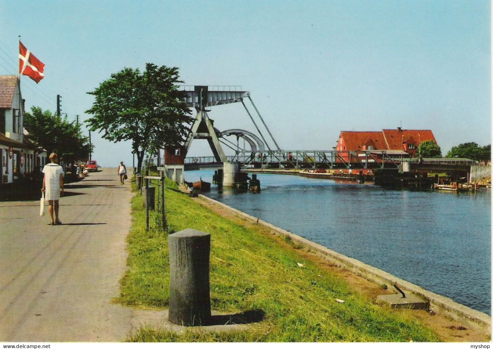 DK126_*   KARREBÆKSMINDE Near NÆSTVED * BRIDGE VIEW, STREET LIFE * UBRUGT - Denmark