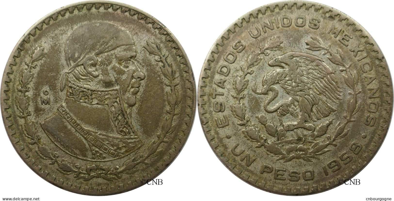 Mexique - États-Unis - 1 Peso 1958 M° - TTB/XF45 - Mon4987 - Mexiko