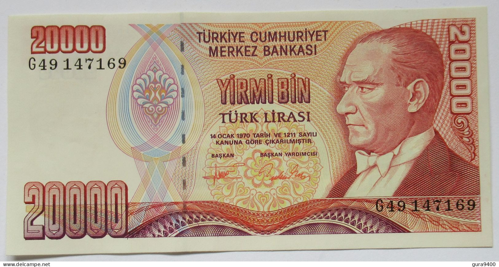 Turkije 20.000 Lira 1995 - Turkey