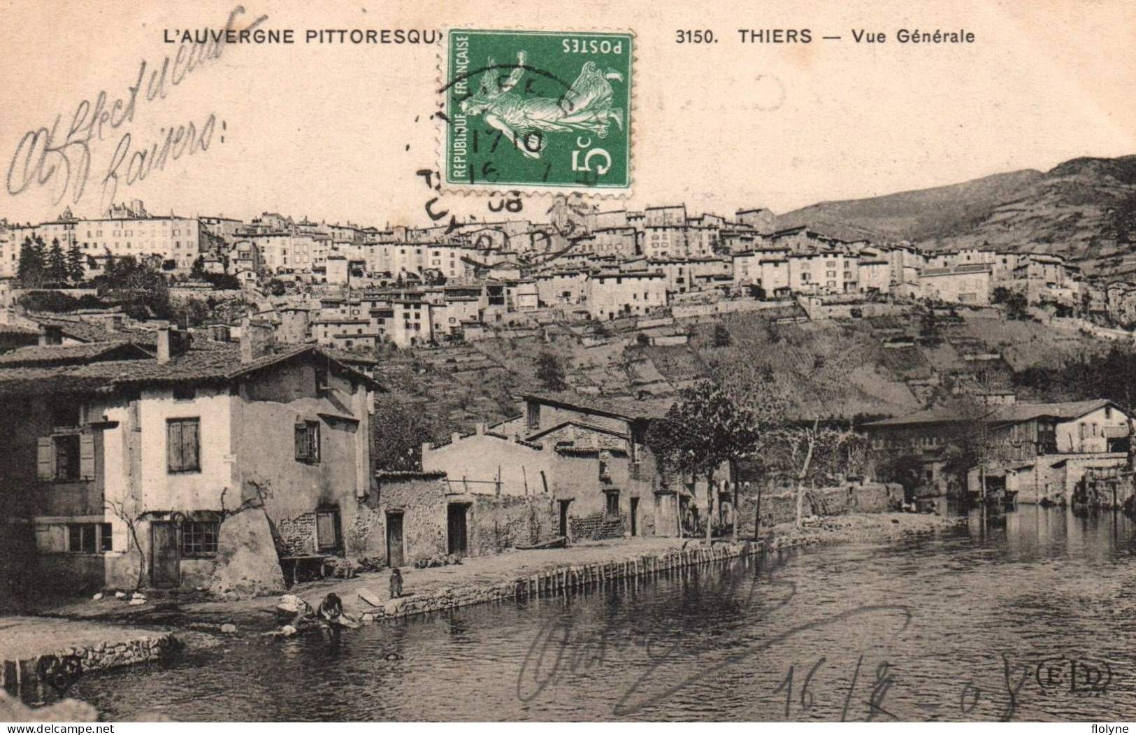 Thiers - Vue Générale - Lavoir Laveuses - Thiers