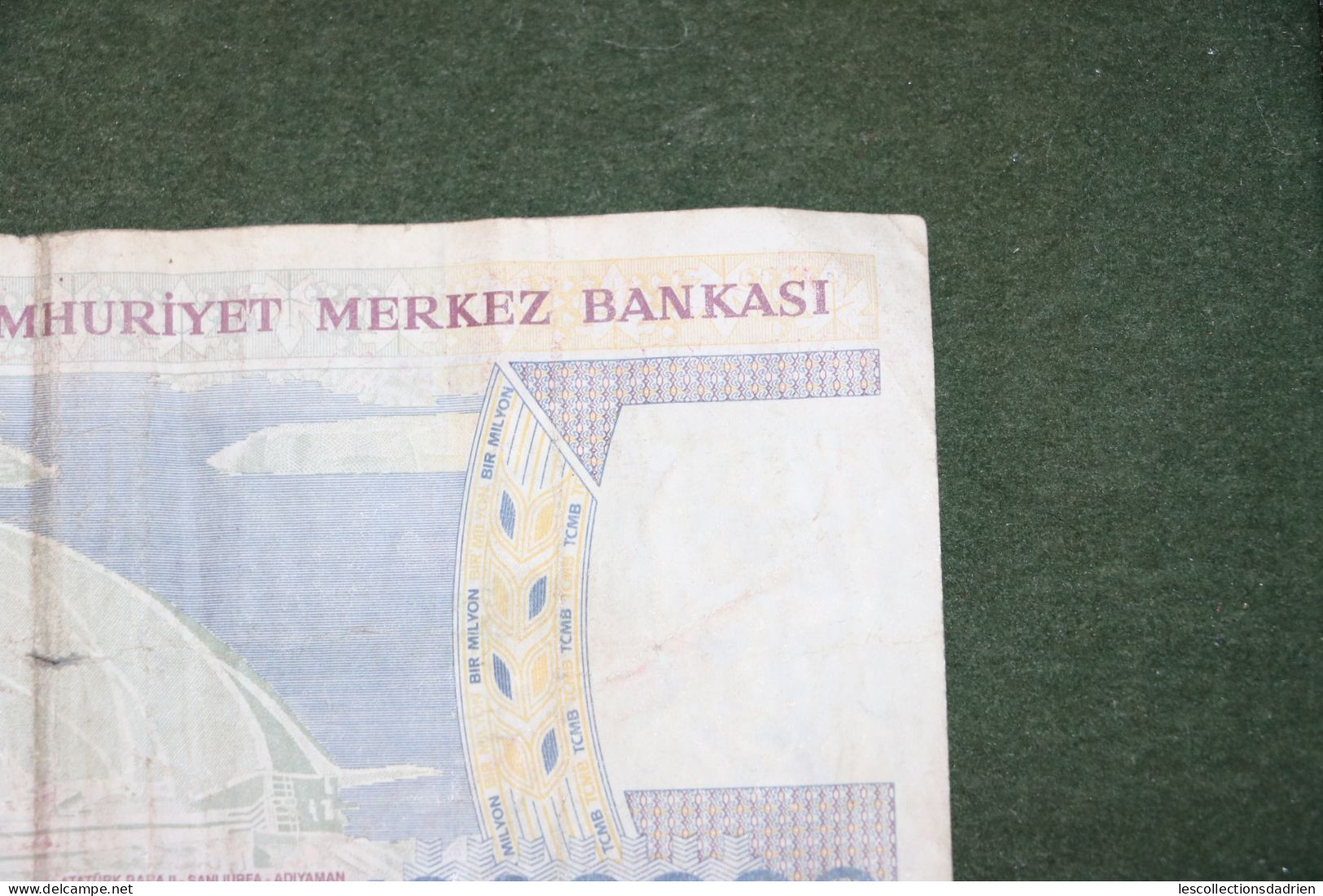 Billet de 1000000 lires turques Turquie - banknote Turkey