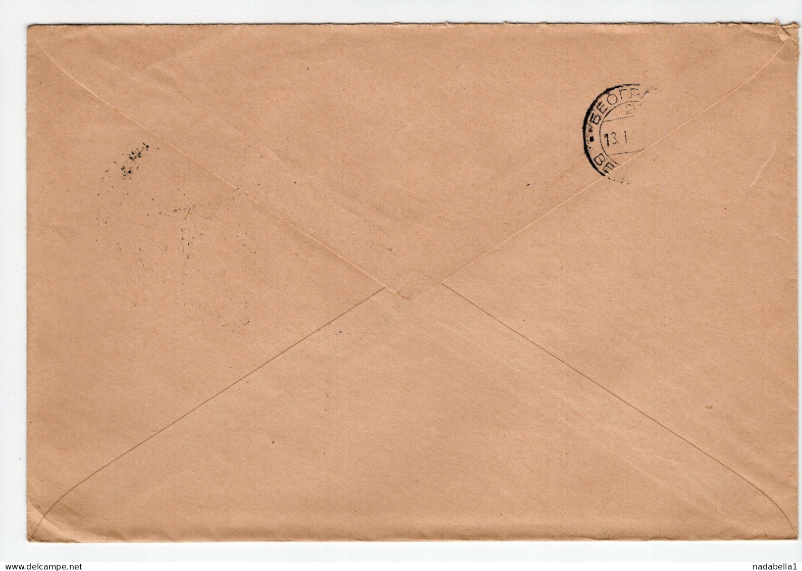 1934. KINGDOM OF YUGOSLAVIA,CROATIA,ZAGREB NAVY COMMAND OF THE 4th ARMY DISTRICT,OFFICIAL TO BELGRADE,POSTAGE DUE - Impuestos