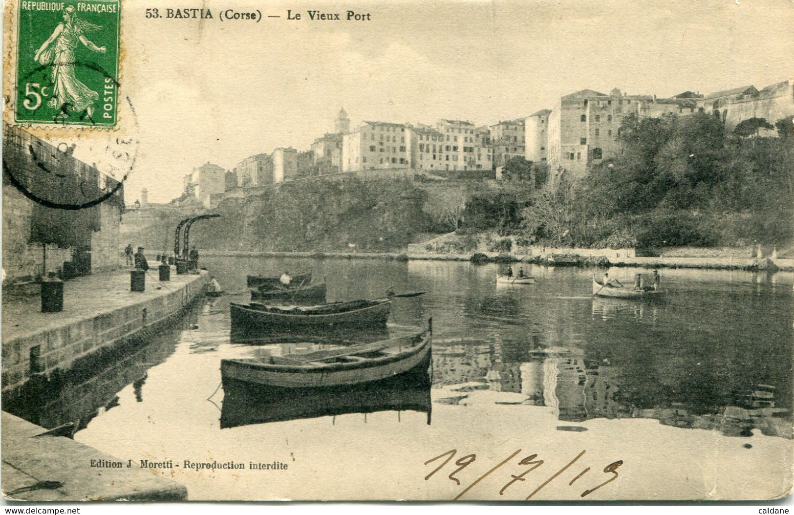 -2B - CORSE  - BASTIA - Le Vieux.  Port - Bastia