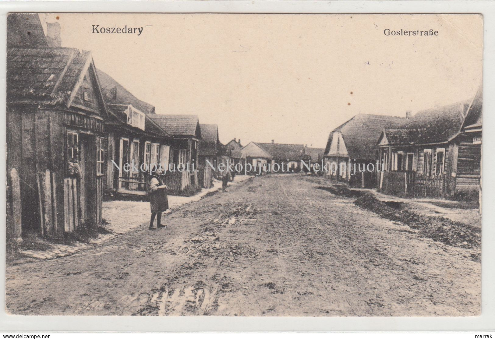 Kaišiadorys, Koszedary, Goslerstrasse, Apie 1916 M. Atvirukas - Lituania