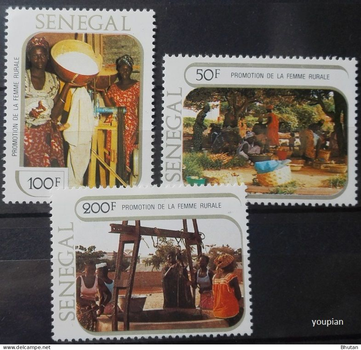 Senegal 1980, Women In Rural Area, MNH Stamps Set - Senegal (1960-...)