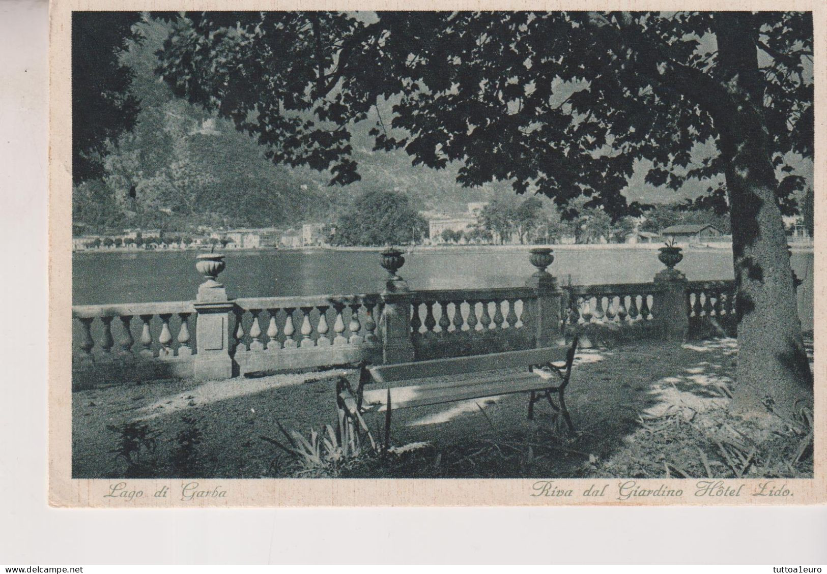 RIVA  DAL GIARDINO HOTEL  LIDO VG 1933 - Trento