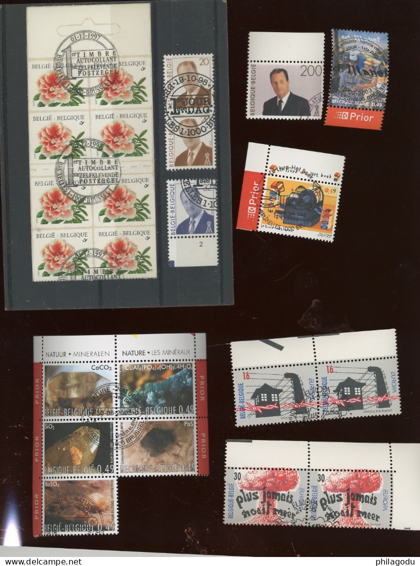 Tous Ø CTO Complaisance Avec Premier Carnet Fleur - Used Stamps