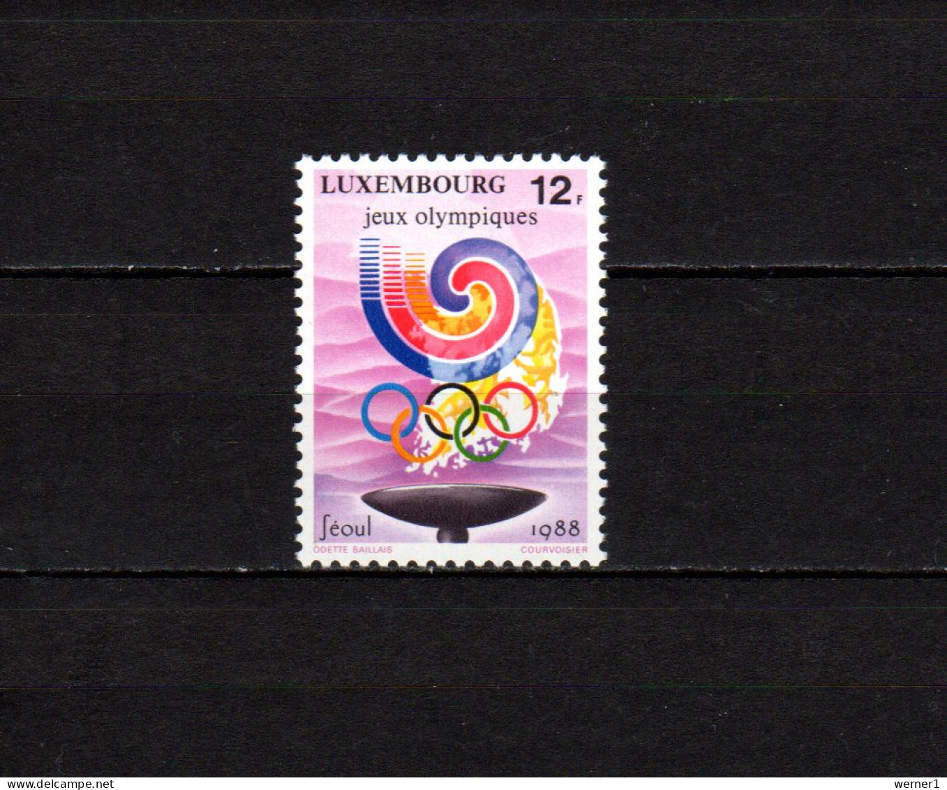 Luxemburg 1988 Olympic Games Seoul, Stamp MNH - Zomer 1988: Seoel