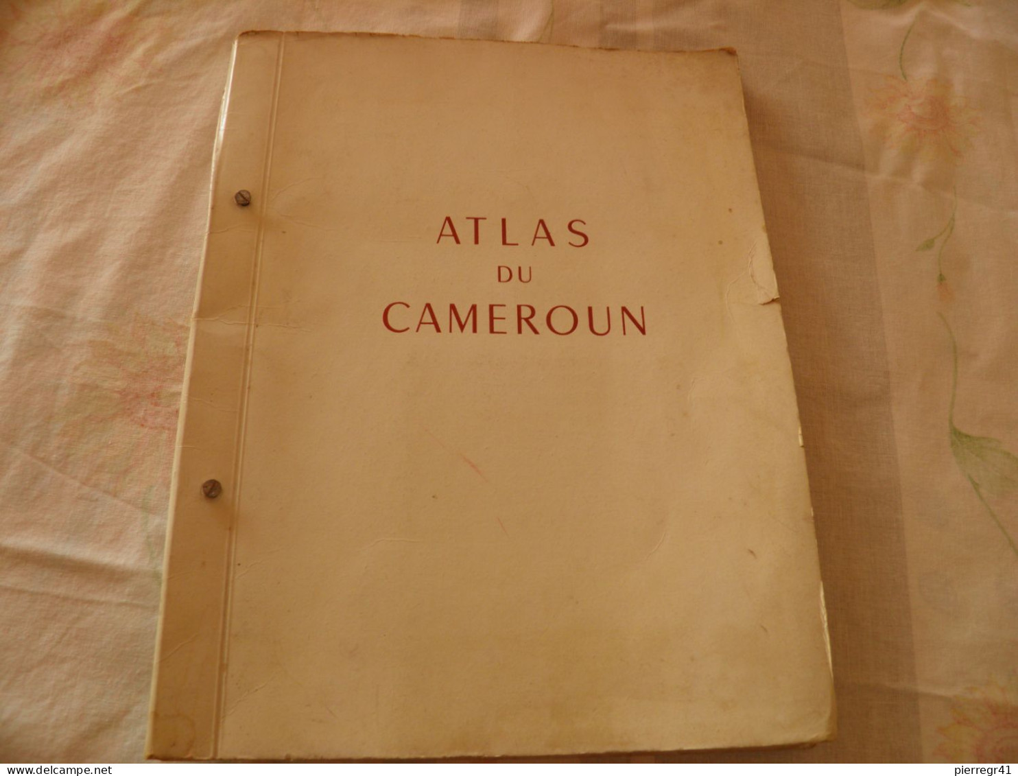 ATLAS-1946/48-du CAMEROUN-Edité Par Le HAUT COMMISAIRE De La RF Au CAMEROUN-Ft25x32Cm-450g /BE/RARE - Kaarten & Atlas