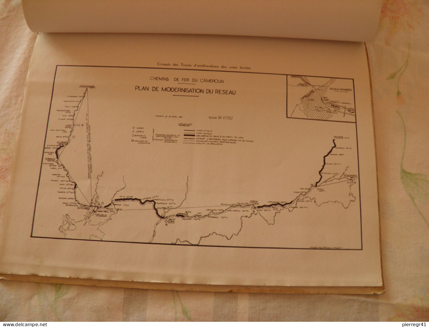 ATLAS-1946/48-du CAMEROUN-Edité par le HAUT COMMISAIRE de la RF au CAMEROUN-Ft25x32Cm-450g /BE/RARE