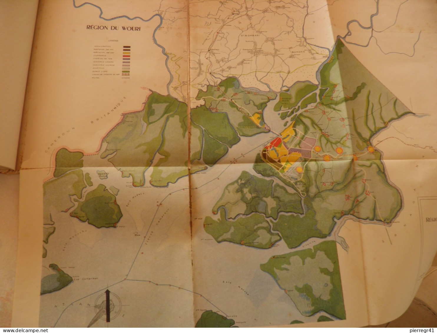 ATLAS-1946/48-du CAMEROUN-Edité par le HAUT COMMISAIRE de la RF au CAMEROUN-Ft25x32Cm-450g /BE/RARE