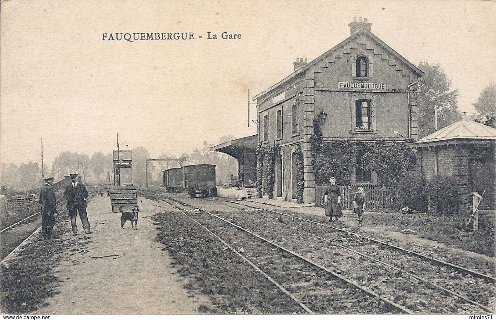 CPA  FAUQUEMBERGUE La Gare - Fauquembergues