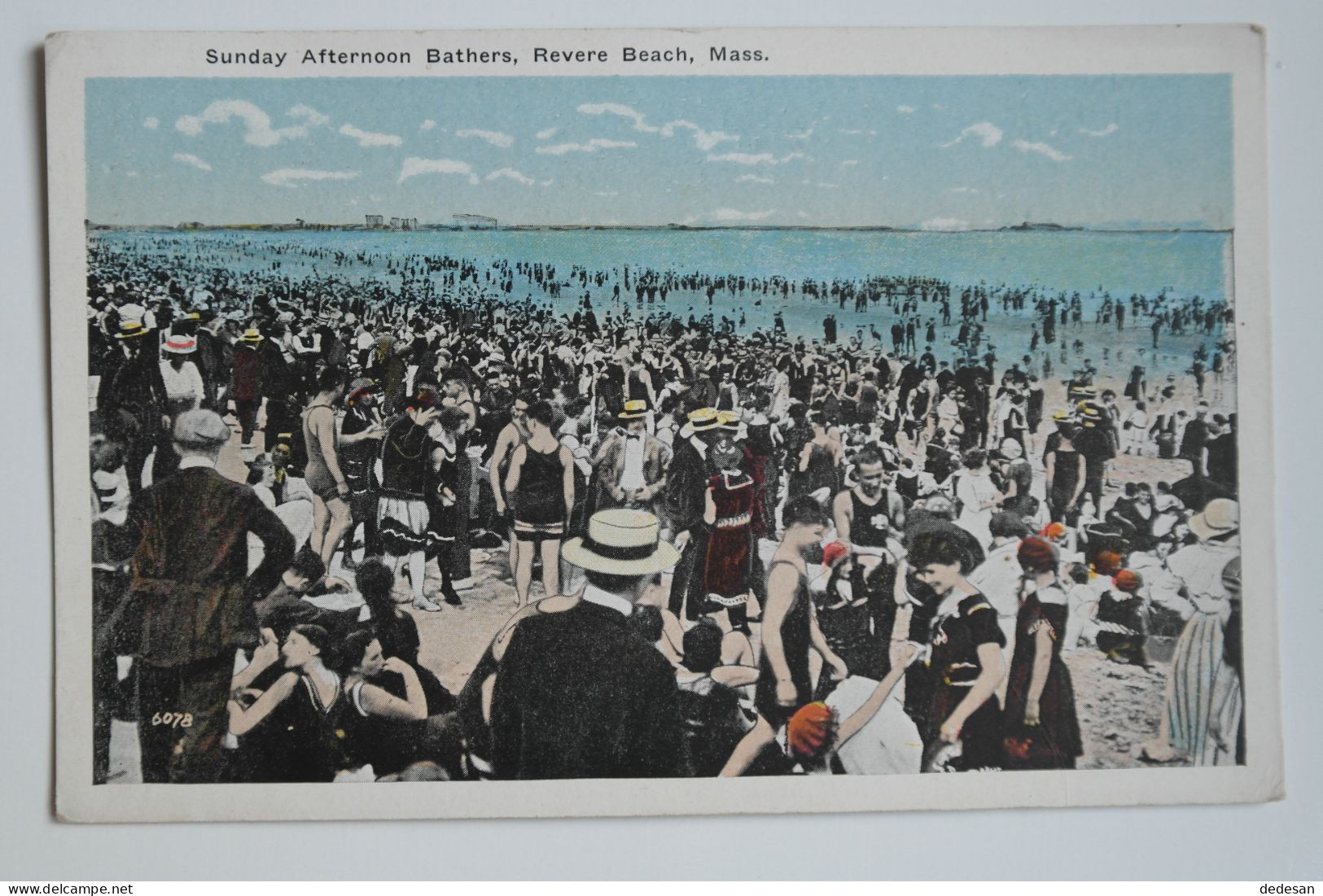 CPA Couleur Sunday Afternoon Bathers Revere Beach Mass - TER98 - Jeux Et Jouets