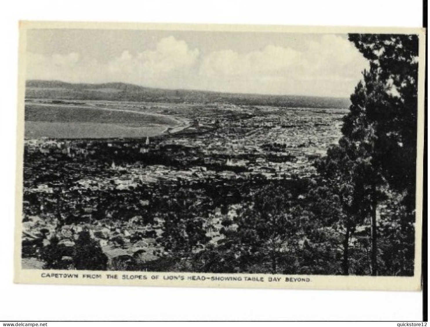 Capetown From The Slopes Of Lion's-head-showing Table Bay Beyond  - 6772 - Non Classés