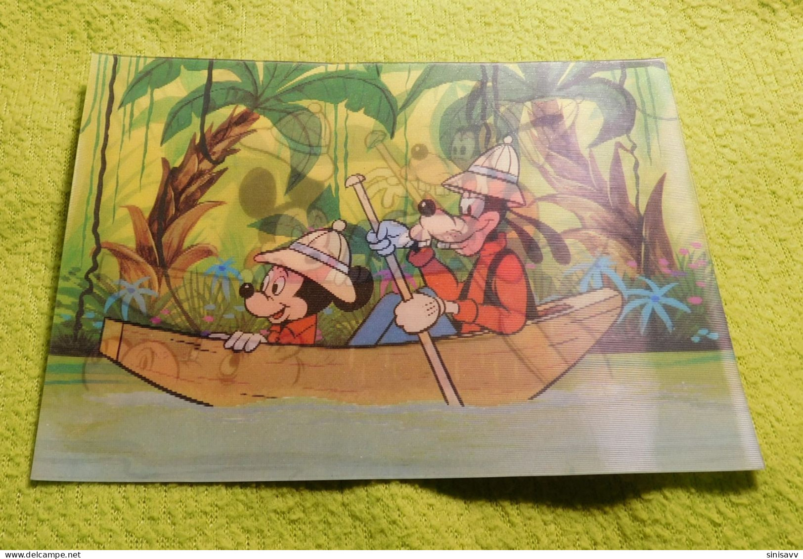 Disney - Carte 3D - "Mickey And Hippopotamus" - Disneyworld
