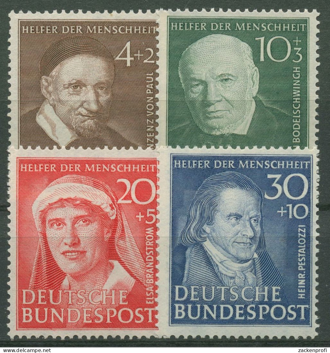 Bund 1951 Wohlfahrt: Helfer Der Menschheit 143/46 Postfrisch - Neufs