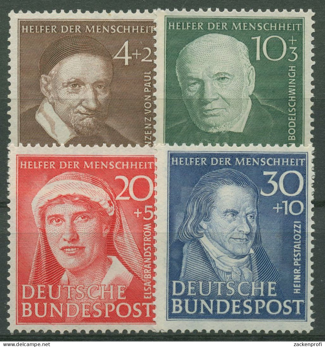 Bund 1951 Wohlfahrt: Helfer Der Menschheit 143/46 Postfrisch - Nuevos