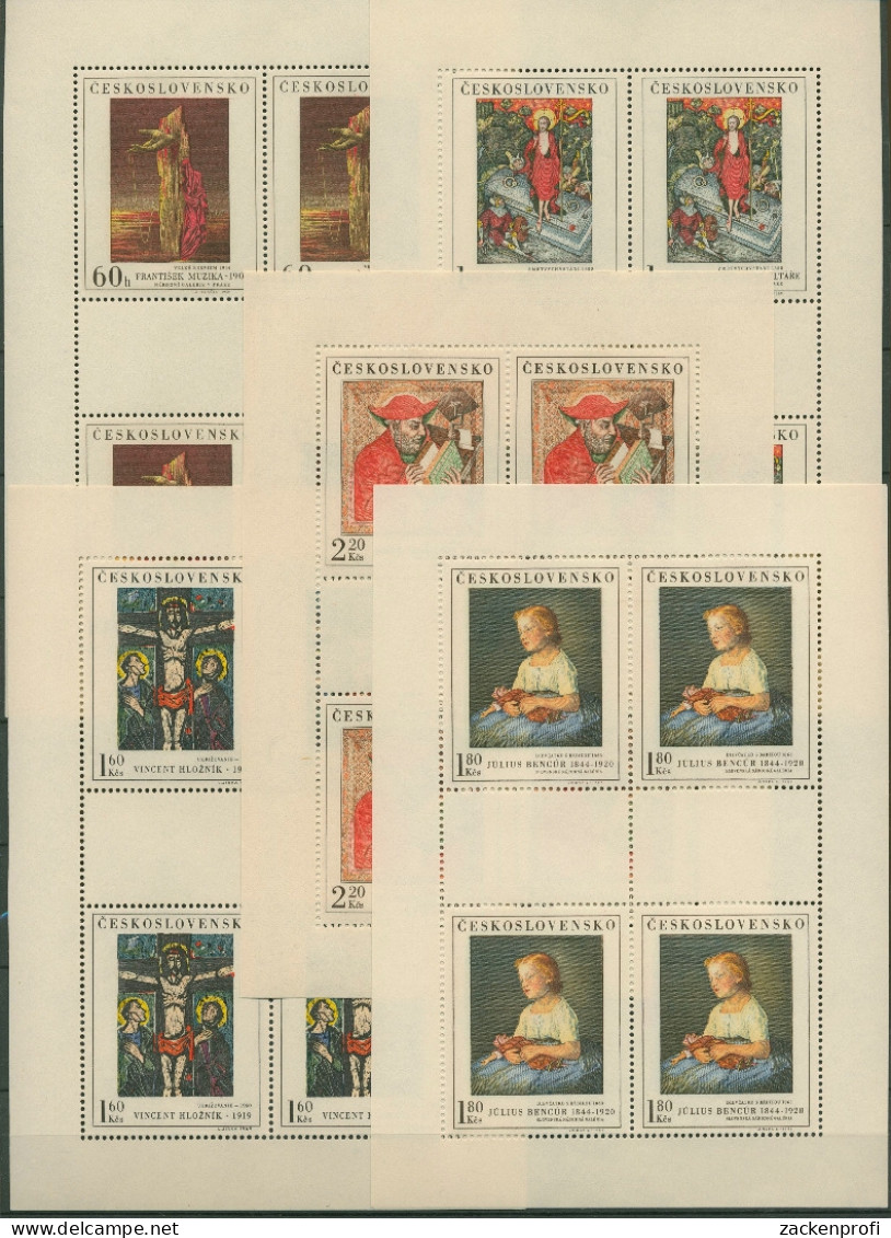 Tschechoslowakei 1969 Kunst Malerei Kleinbogen 1910/14 K Postfrisch (C91905) - Blocks & Sheetlets