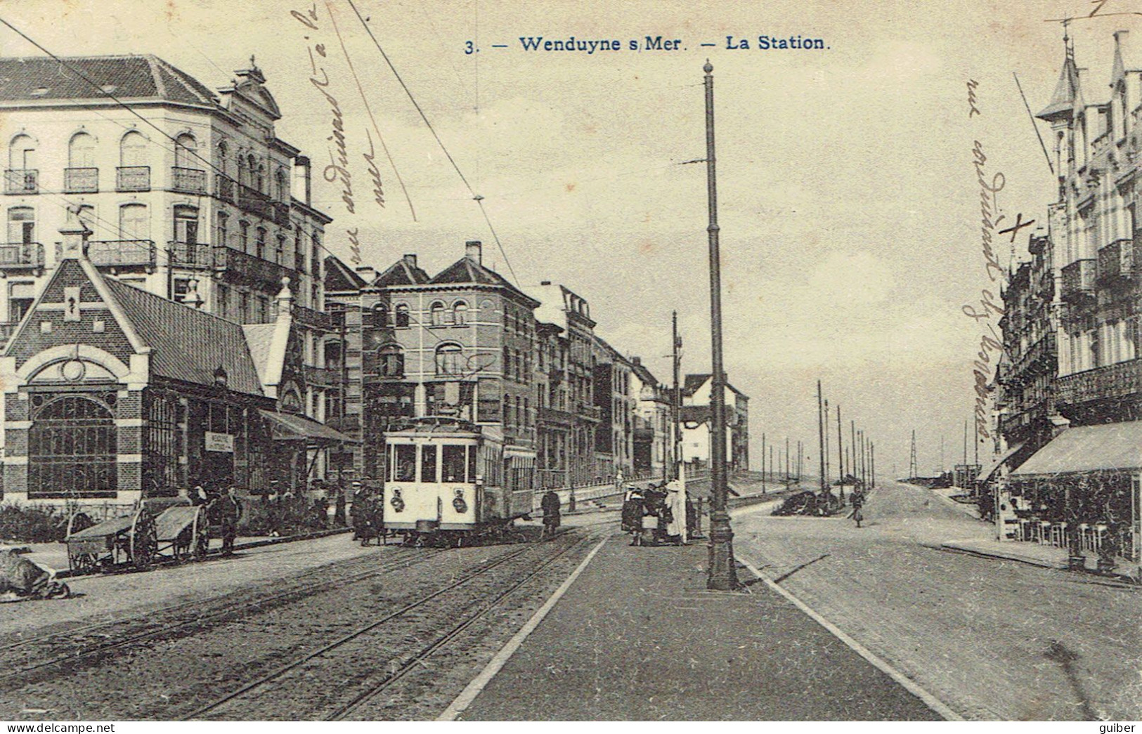 Wenduyne Sur Mer  La Station Du Tram N°3 - Wenduine