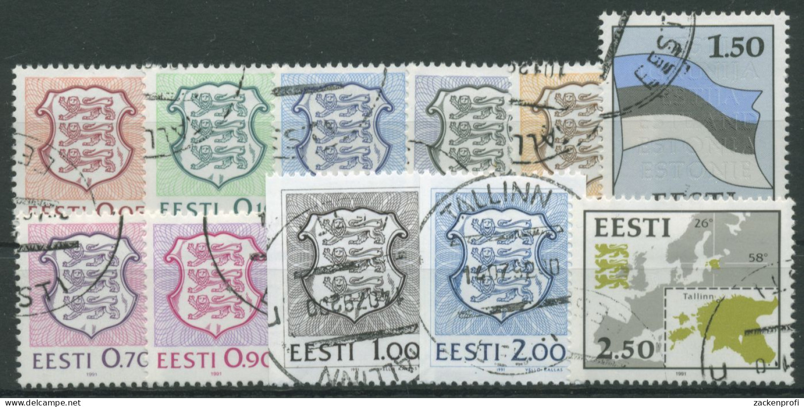 Estland 1991 Jahrgang Komplett (165/75) Gestempelt (G60097) - Estonia