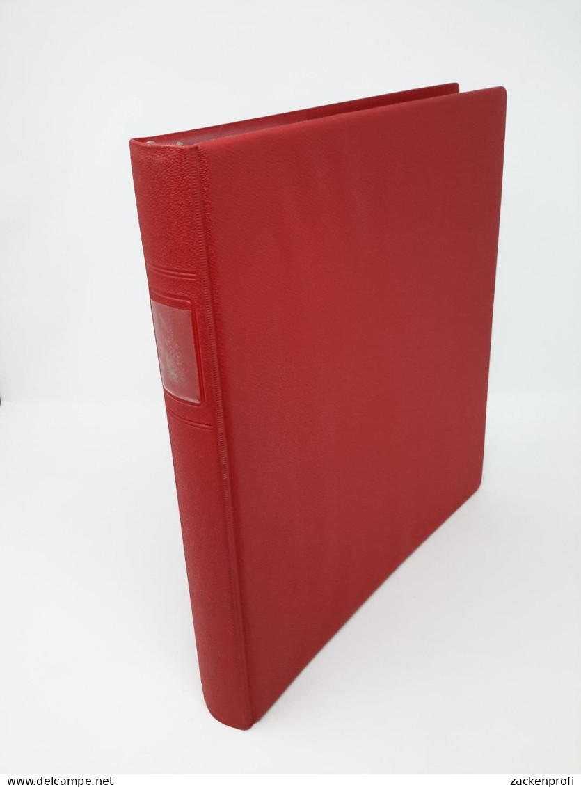 LINDNER Ringbinder (älteres Modell) Ohne Kassette Hellrot Gebraucht (Z301) - Binders Only