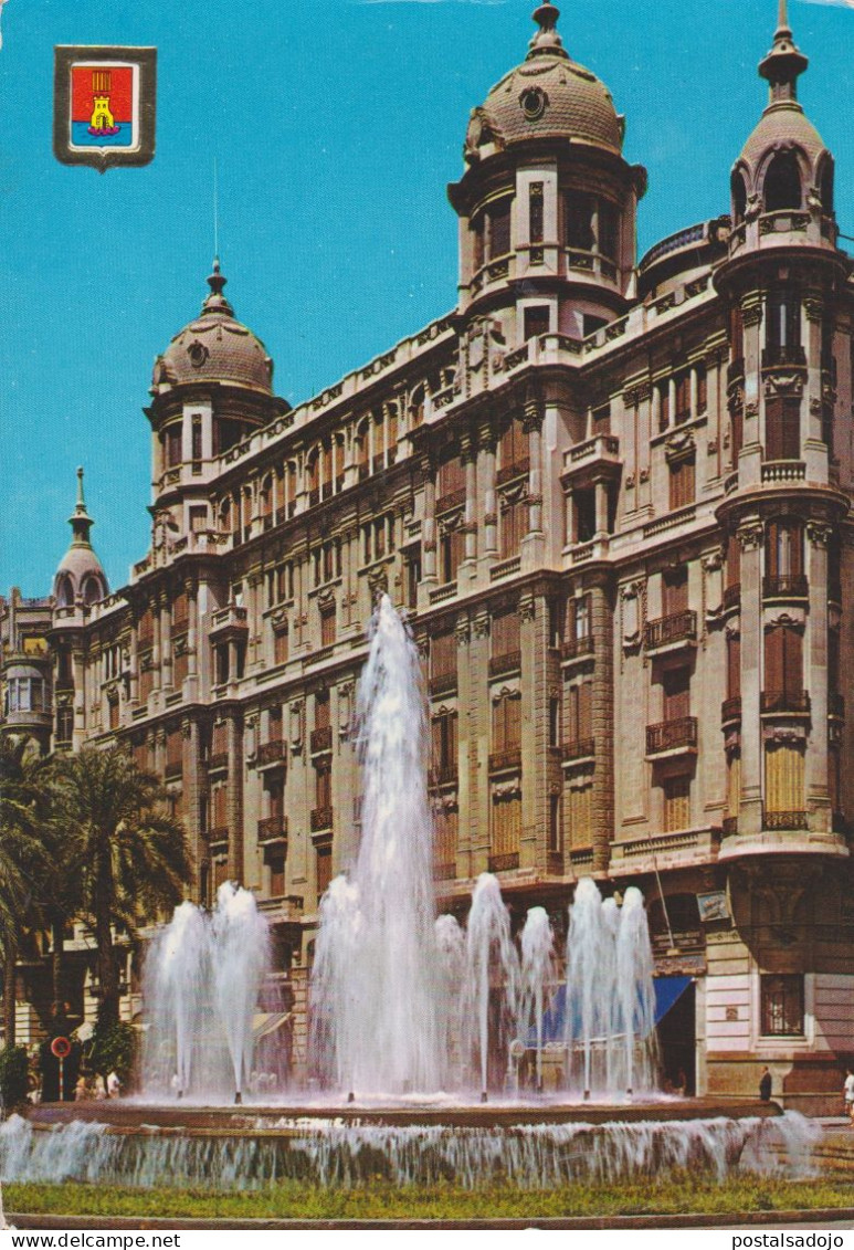 (AKO24) ALICANTE. PLAZA DEL MAR Y FUENTE LUMINOSA - Alicante