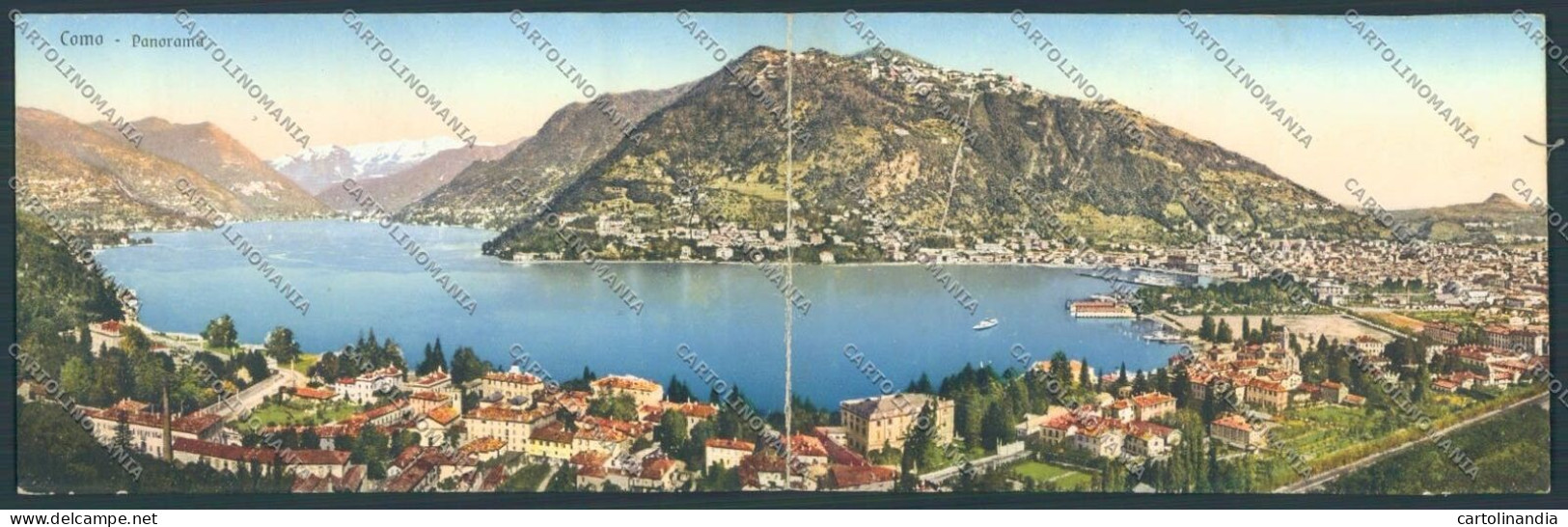 Como Città Doppia Cartolina LQ1282 - Como