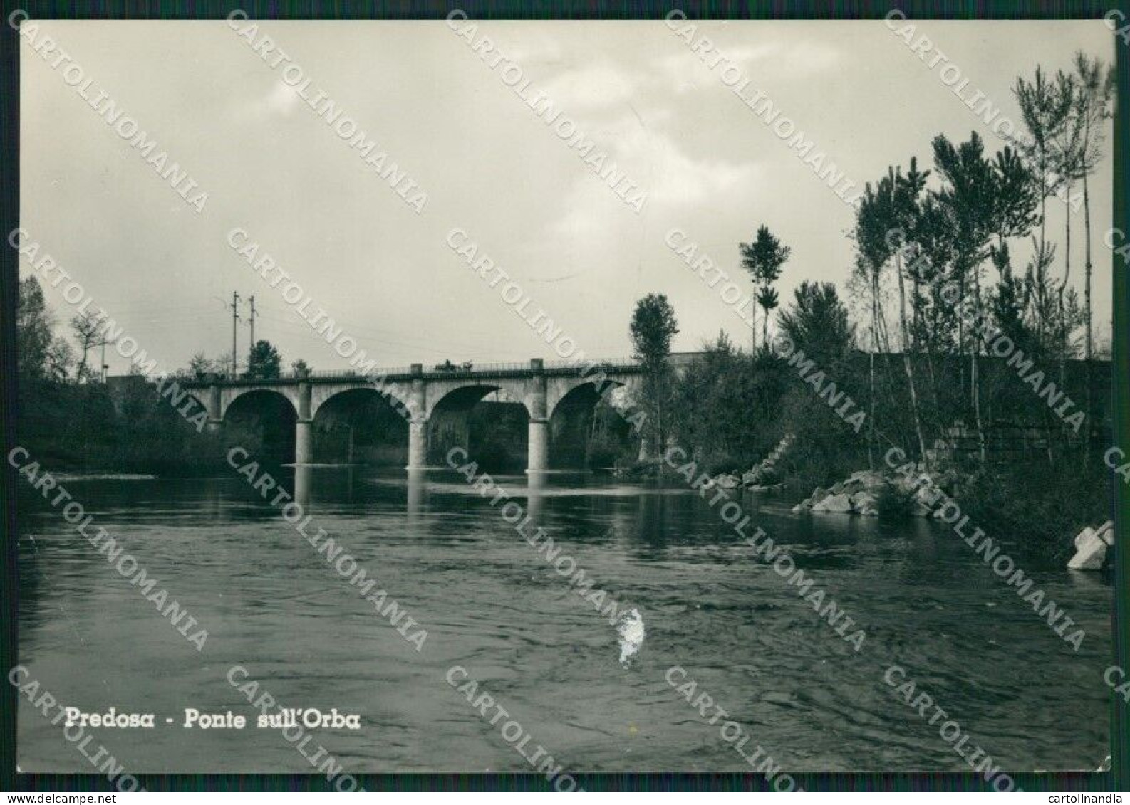 Alessandria Predosa ABRASA PIEGA Foto FG Cartolina KB2240 - Alessandria