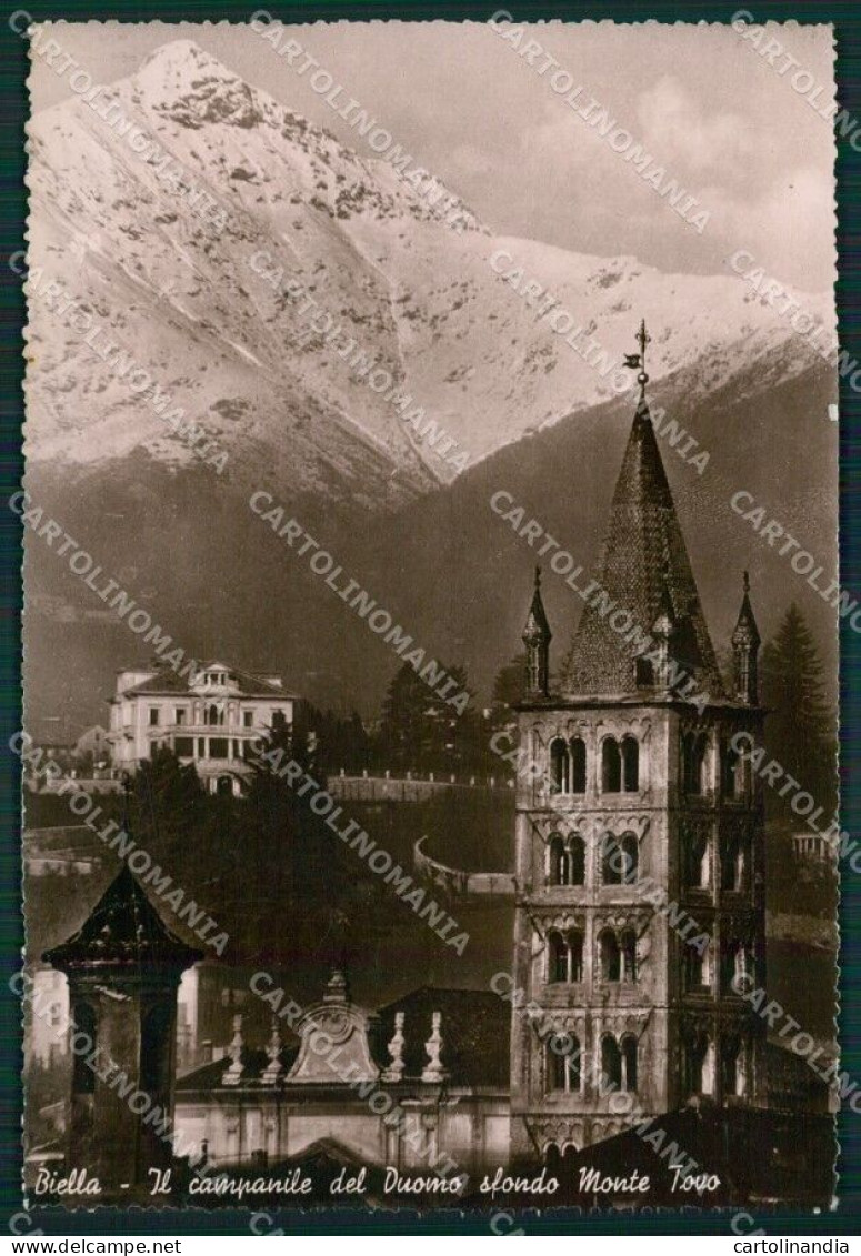 Biella Città Monte Tovo Foto FG Cartolina KB2311 - Biella