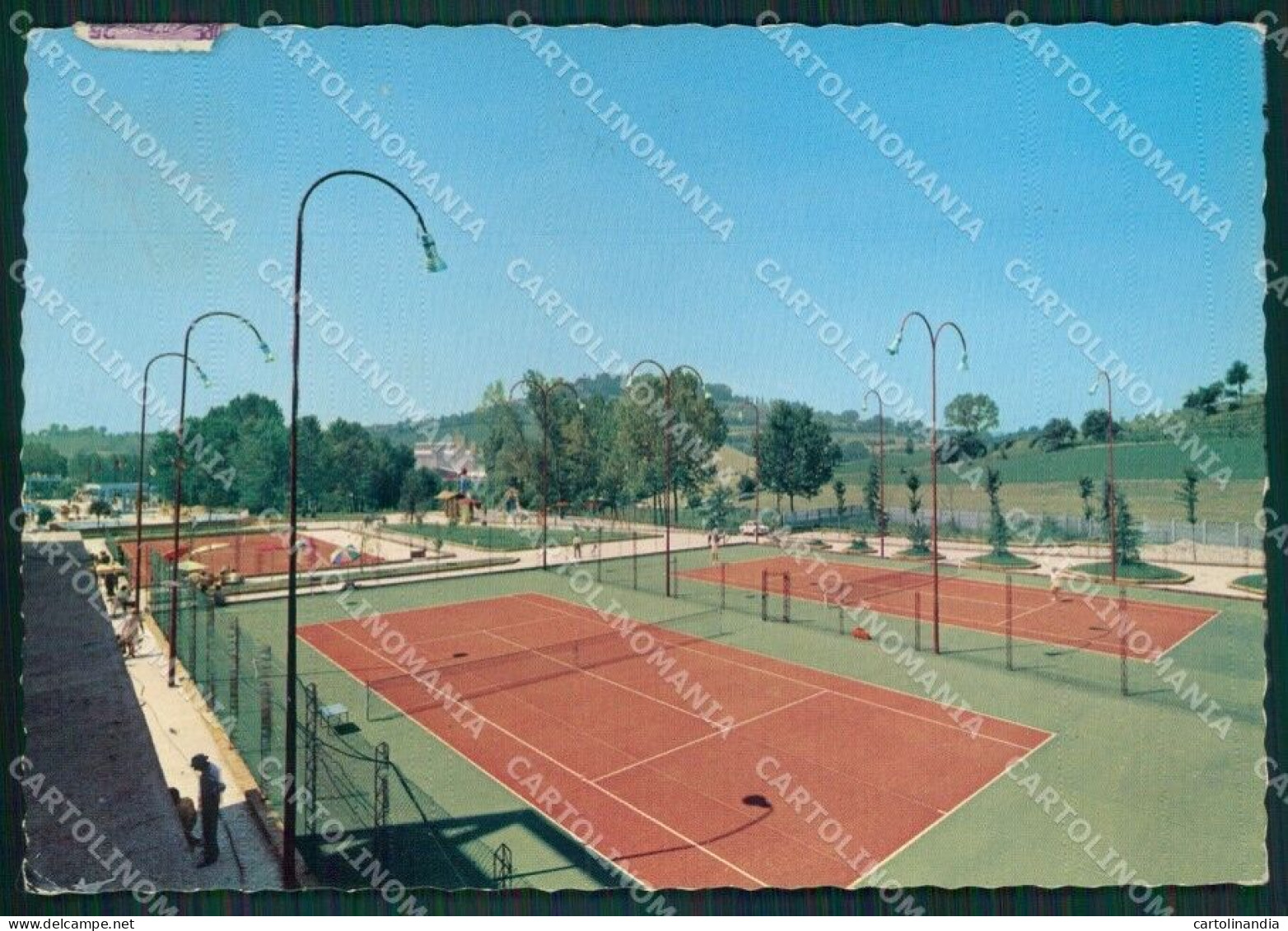 Asti Montiglio Di Lago Codana Tennis Foto FG Cartolina KB2335 - Asti