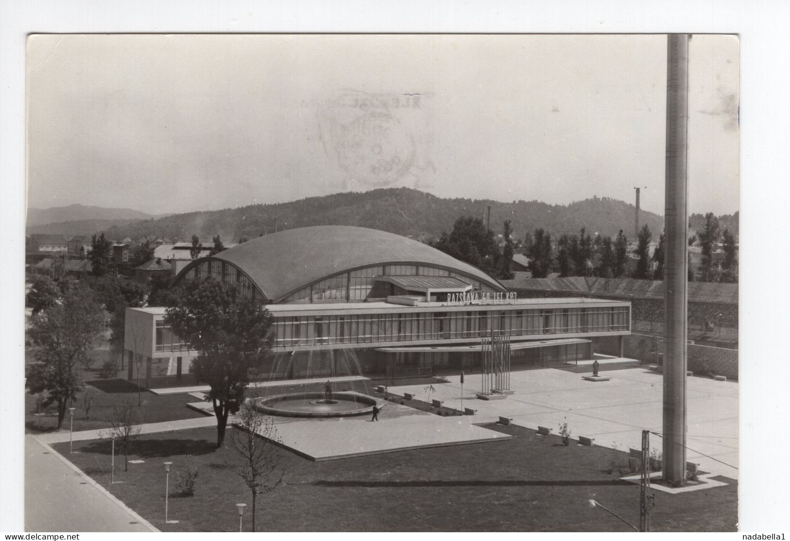 1960. YUGOSLAVIA,SLOVENIA,LJUBLJANA,40 YEARS OF COMMUNIST PARTY EXHIBITION HALL,POSTCARD,USED - Yugoslavia