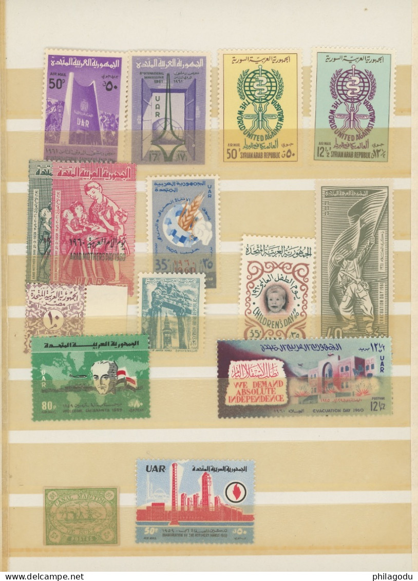 Syrie &. UAR. ** All Mint NH Around 1957*1962 - Syrië