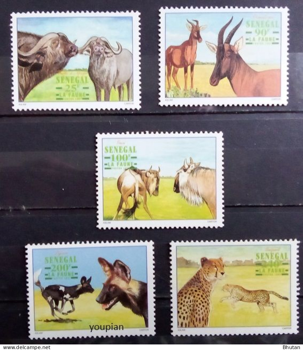 Senegal 1997, Fauna Of Senegal, MNH Stamps Set - Senegal (1960-...)