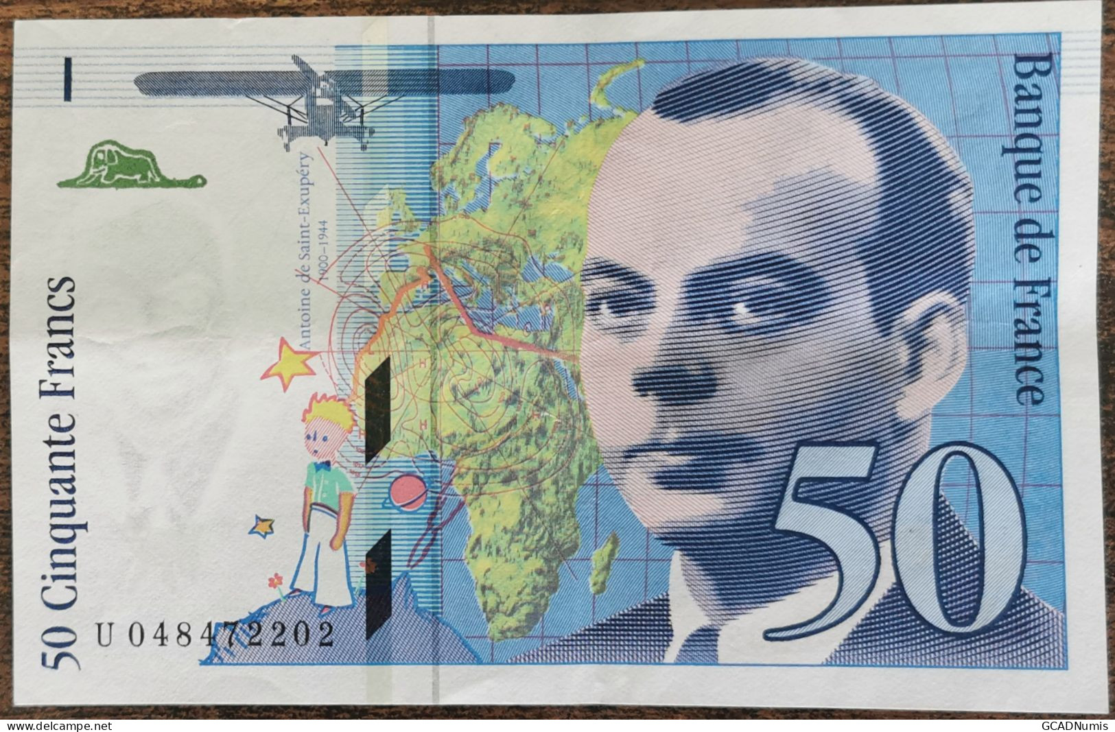 Billet De 50 Francs SAINT-EXUPERY 1999 France U048472202 - 50 F 1992-1999 ''St Exupéry''