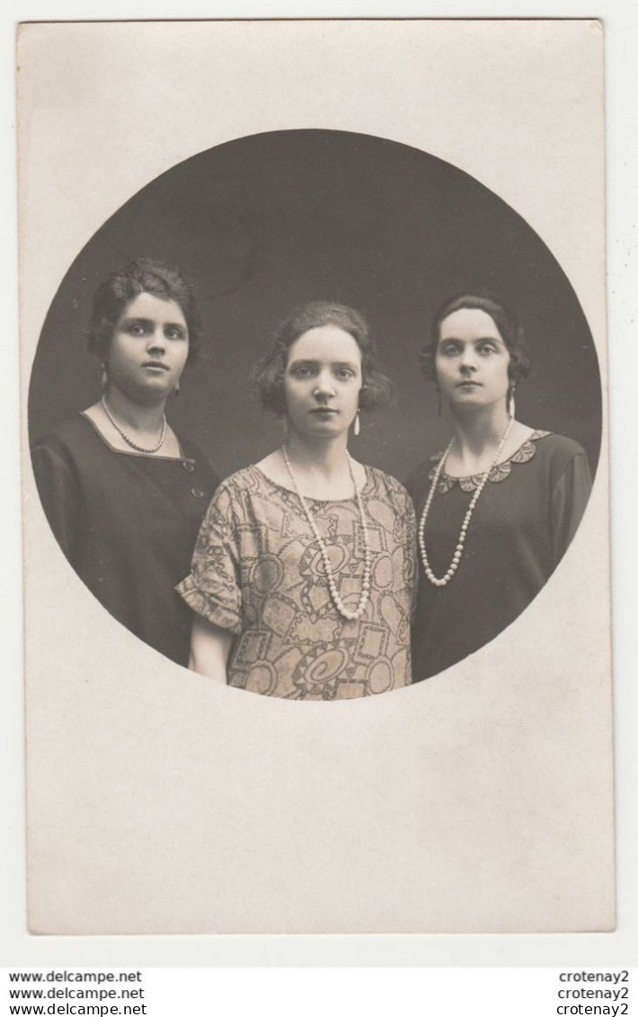 Carte Photo De 3 Femmes Au KREMLIN BICÊTRE En Mars 1926 VOIR DOS - Kremlin Bicetre