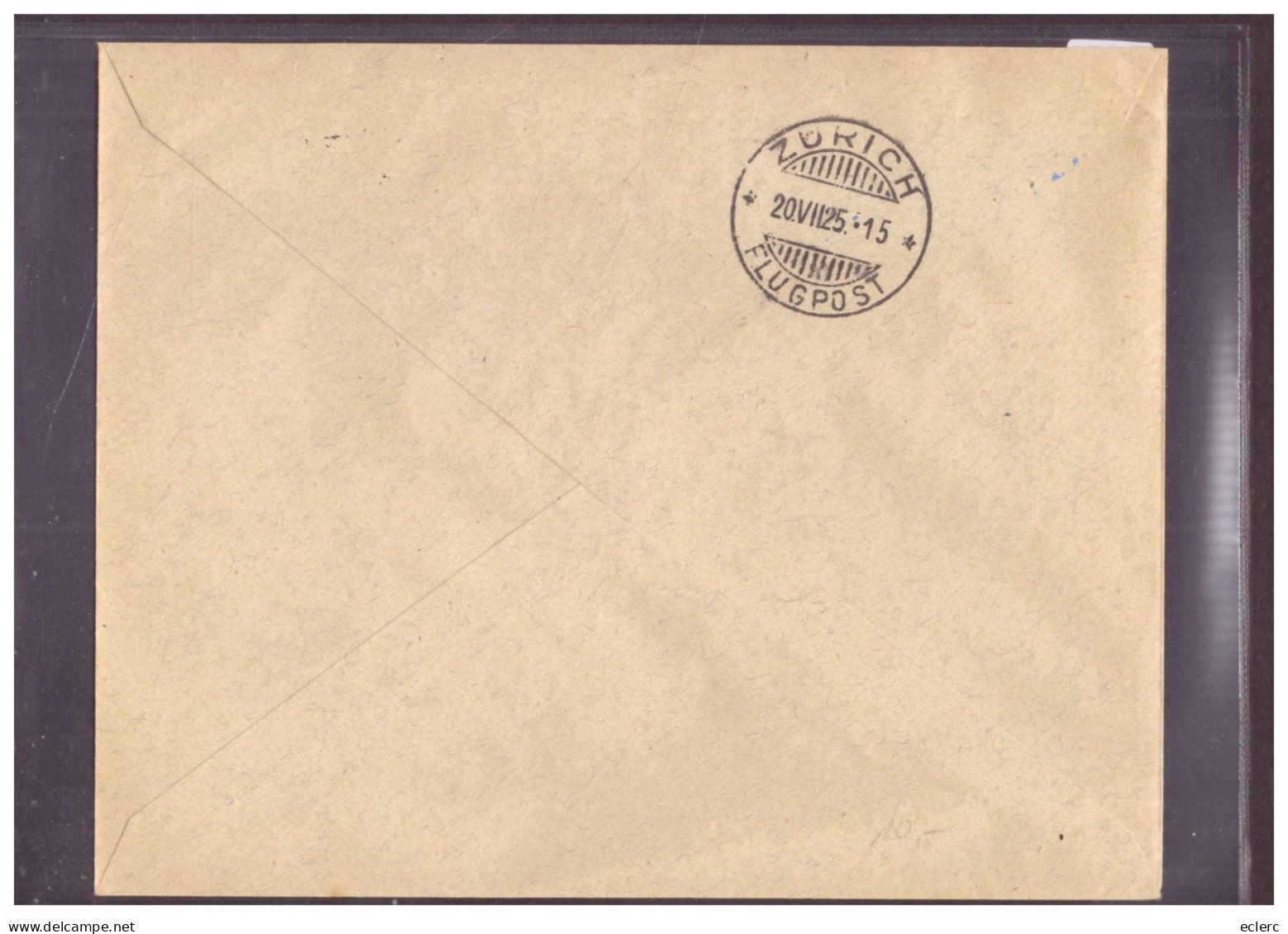 POSTE AERIENNE - LAUSANNE - VOL COMPTOIR SUISSE 1925 - - Other & Unclassified