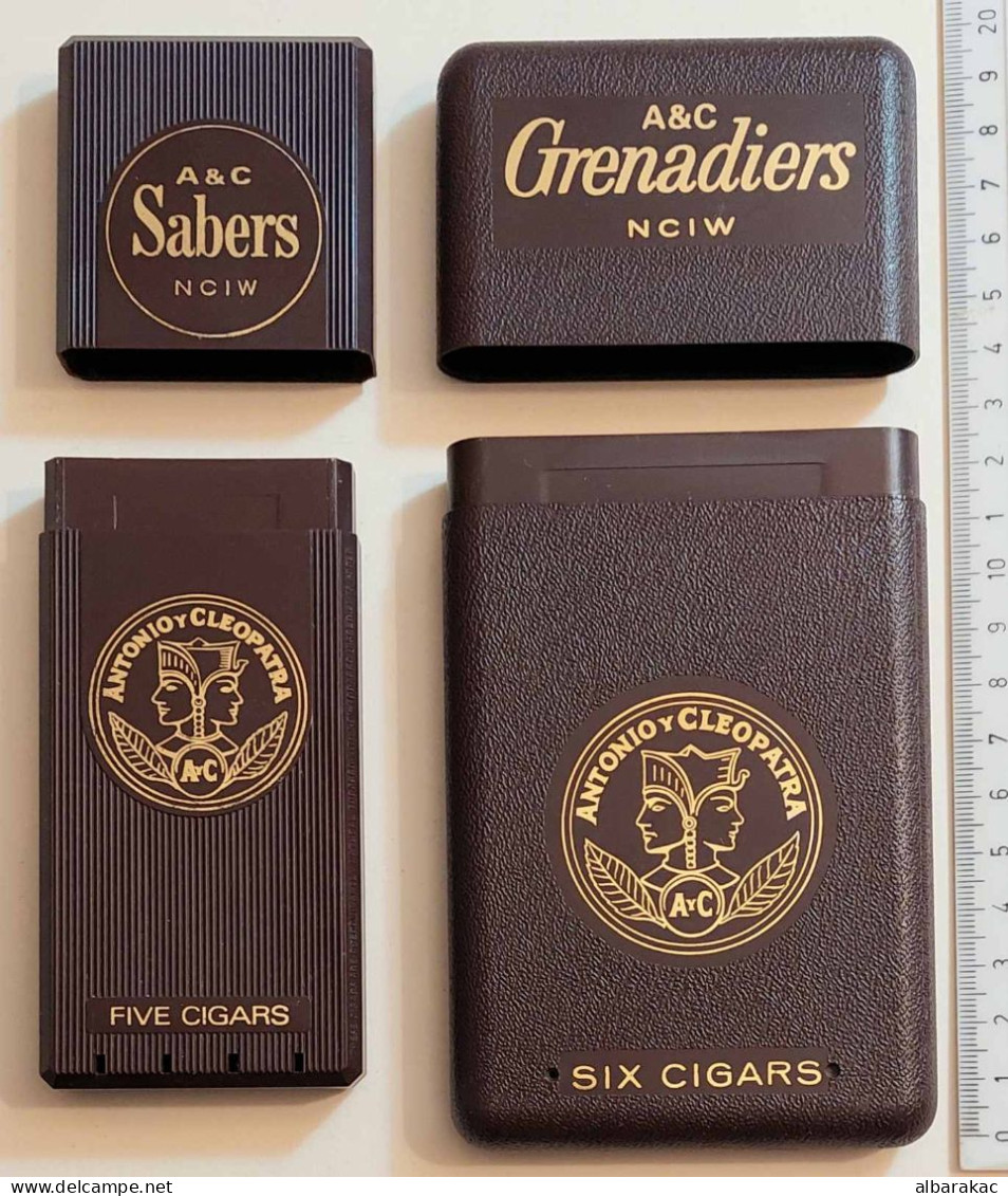 USA Ciagrette Grenadiers A&C Sabers Box Plastic Case - Estuches Para Cigarrillos (vacios)